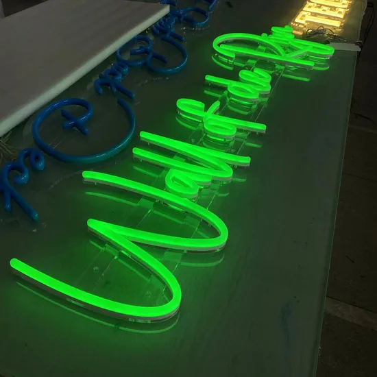 Neon Pop Art Customized Acrylic Neon Lighting Signs RGB Neon Sign