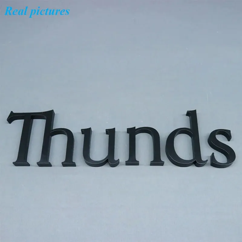 Non Illumianted Painted Acrylic Letters for Storefront Business Sign Wholesale Signage