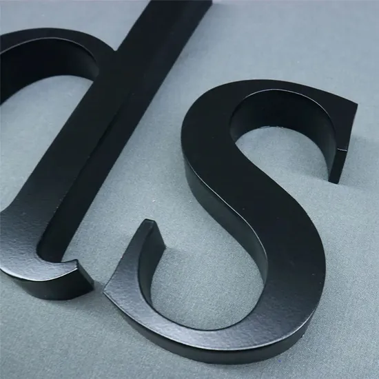 Non Illumianted Painted Acrylic Letters for Storefront Business Sign Wholesale Signage