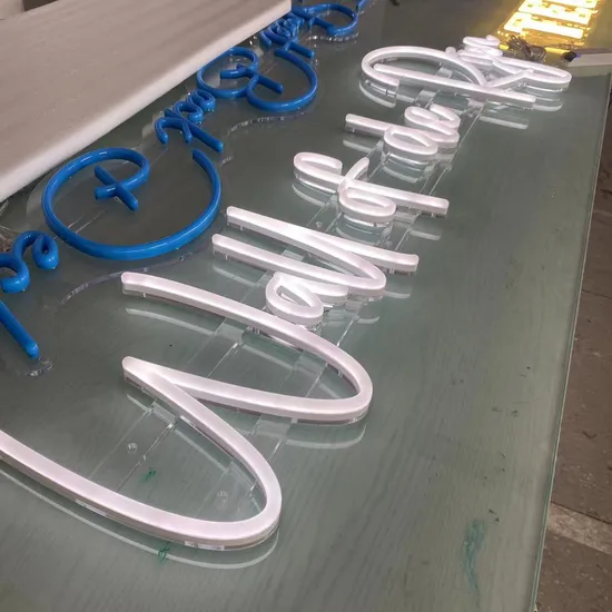 Personalized Acrylic Neon Light Sign with RGB Color Options