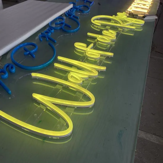 Personalized Acrylic Neon Light Sign with RGB Color Options