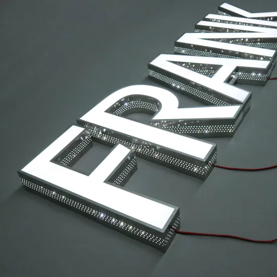 Shop Name 3D LED Letters Store Signboard Outdoor 3D Signboard