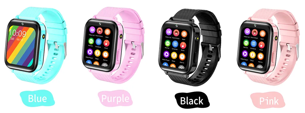 2024 New developed 4G Waterproof Kids Security Smart GPS Watch Tracker with remote snapshot for safety monitoring Y48G