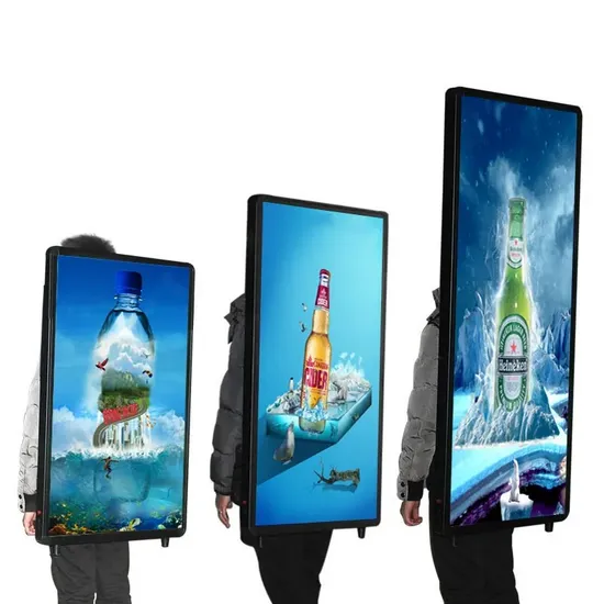 Erybaysign Wholesale Advertising Display Backpack LCD Walking Billboard