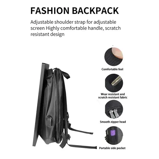 High Quality Mobile Digital Walking LED Backpack Billboard