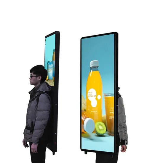 Smart LCD Video Digital LCD Backpack Billboard