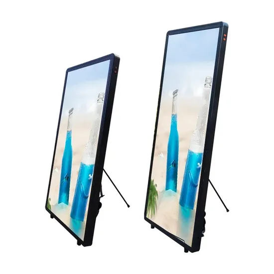 Video Digital LCD Billboard Backpack Departure Board