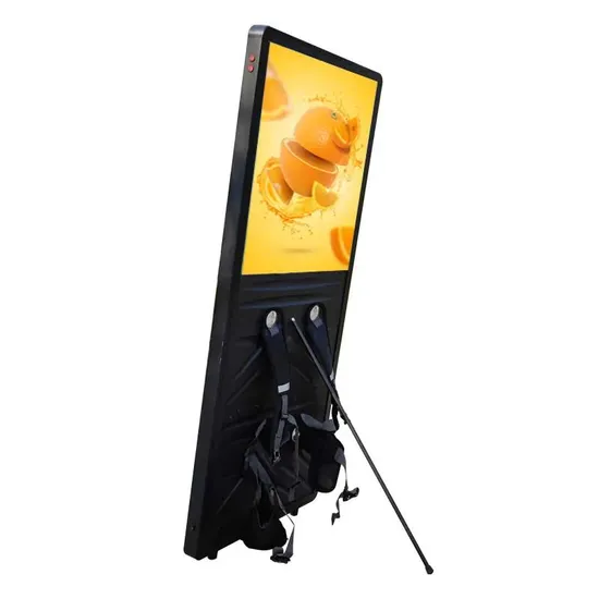 Walking LCD Backpack for Advertising out Door Billboard