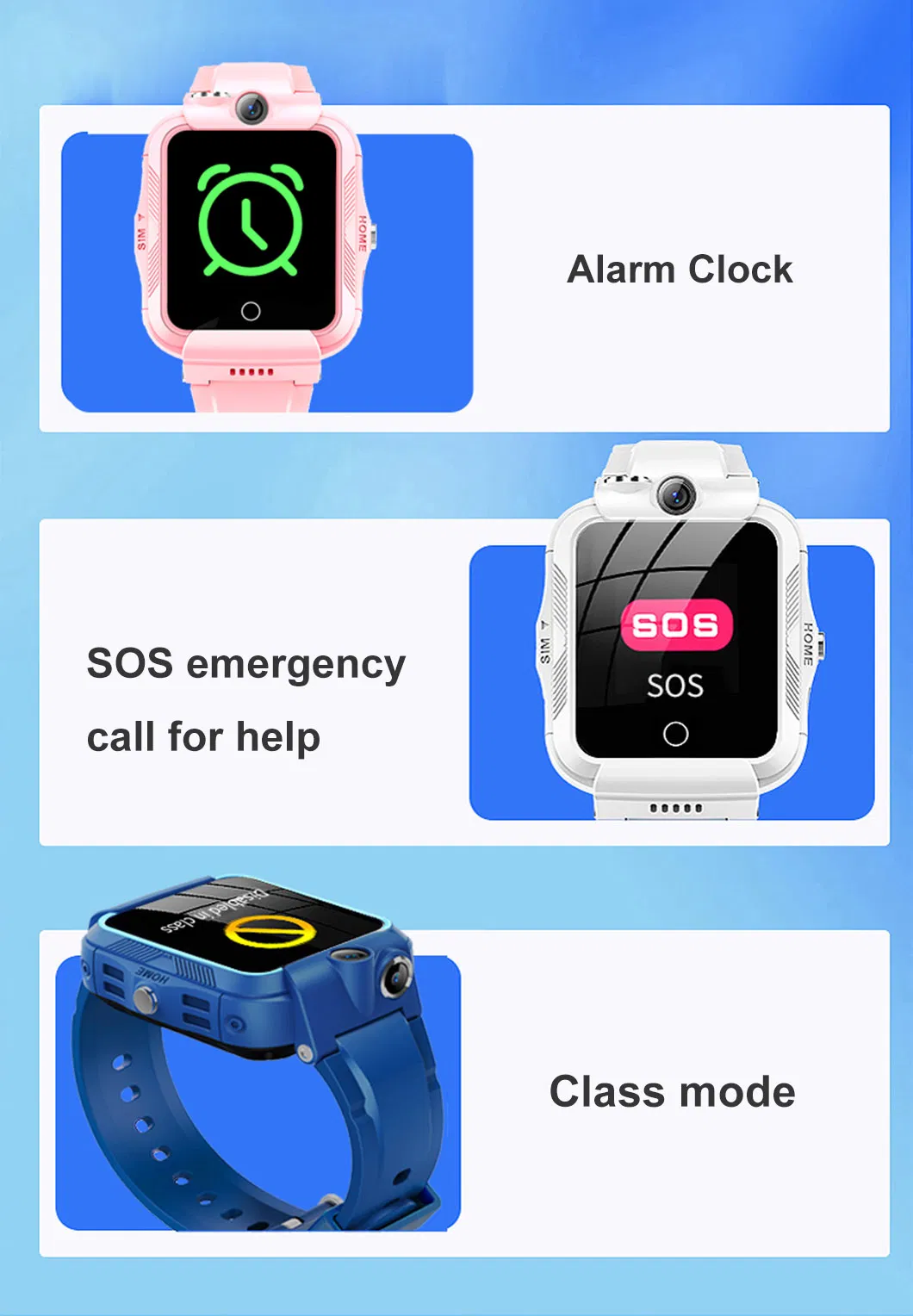 Best Selling 4G IP67 Waterproof Girls Child Safety Cell Phone Kids Watch Tracker GPS with Two Way video call dual camera Y48H