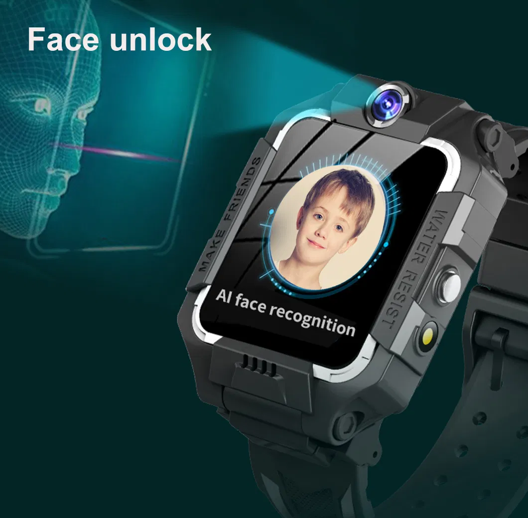 New launched China factory rotation 4G Waterproof IP67 Android GPS Tracker Watch with Whatsapp Video call D40P