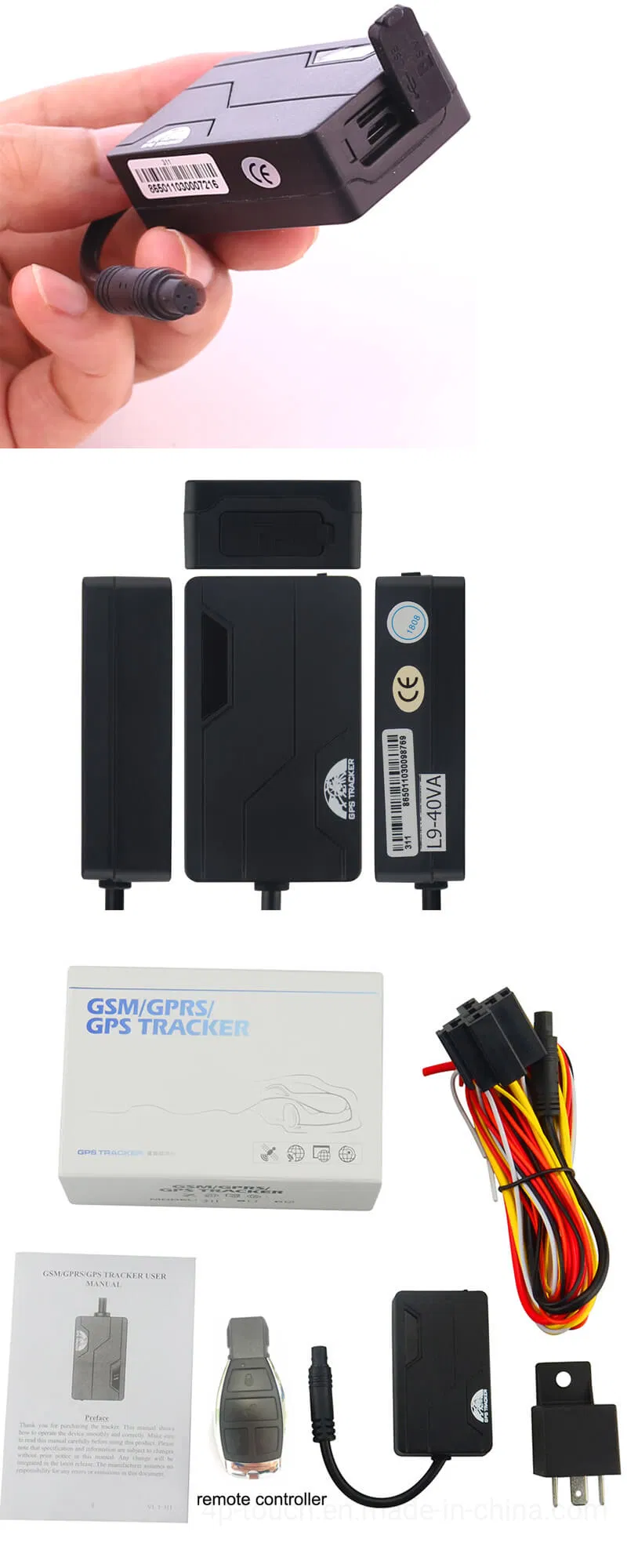 2G Fleet Management Security Car Vehicle Tracking GPS Tracker with Remote Cut Off Engine T311