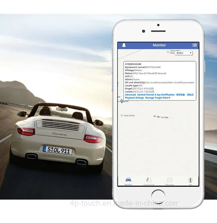 2G GSM Security Hidden Vehicle GPS Tracker Public Transport Tracking with Remote Cut off Engine T103B