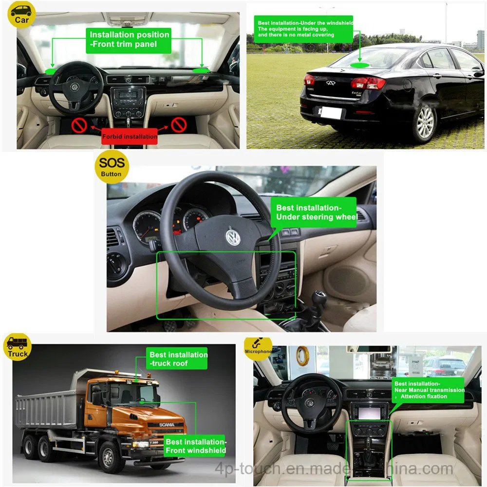 2G GSM Security Hidden Vehicle GPS Tracker Public Transport Tracking with Remote Cut off Engine T103B