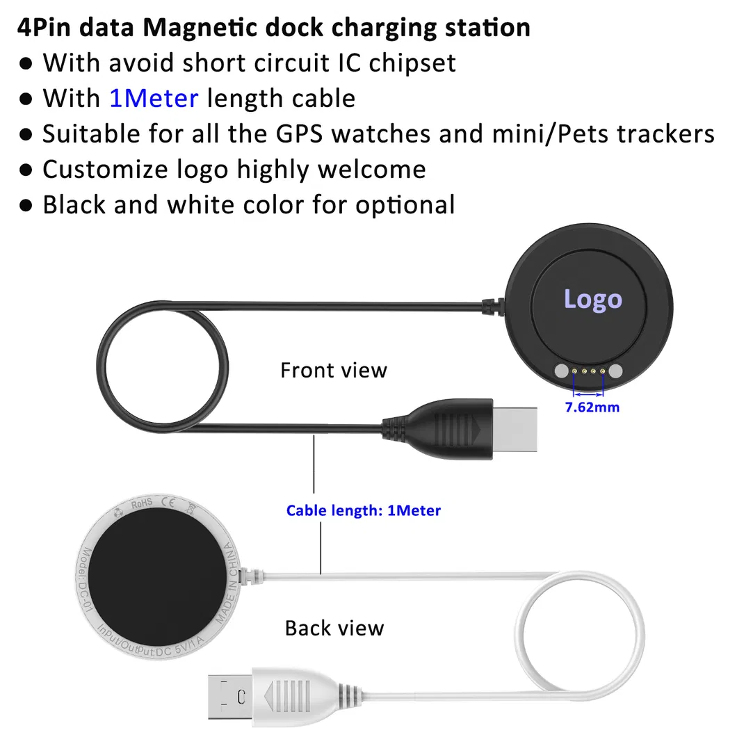 4G Anti-lost IP67 waterproof Dogs GPS Tracker with History Tracking Voice monitor for cats pets Safety Monitoring PM04C