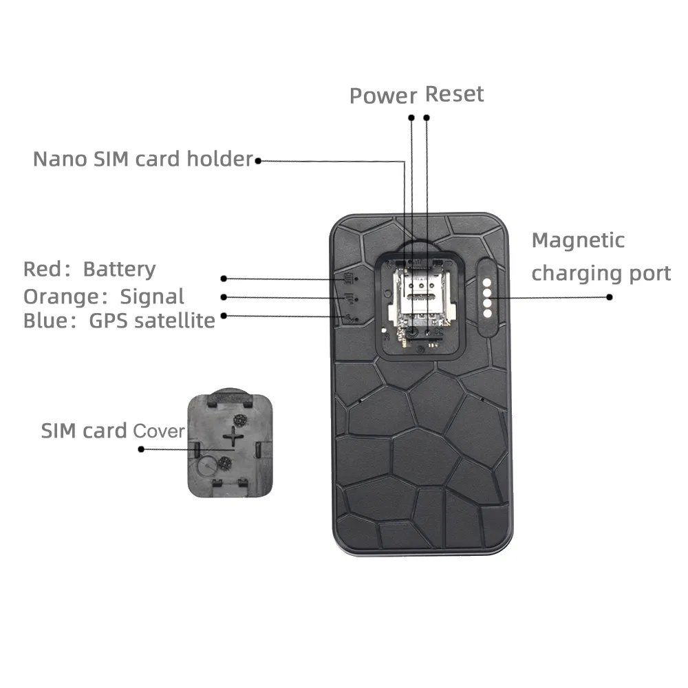 Long lasting magnetic 4G waterproof vehicle car GPS tracker with APP+Web+SMS GPS tracking system Y14