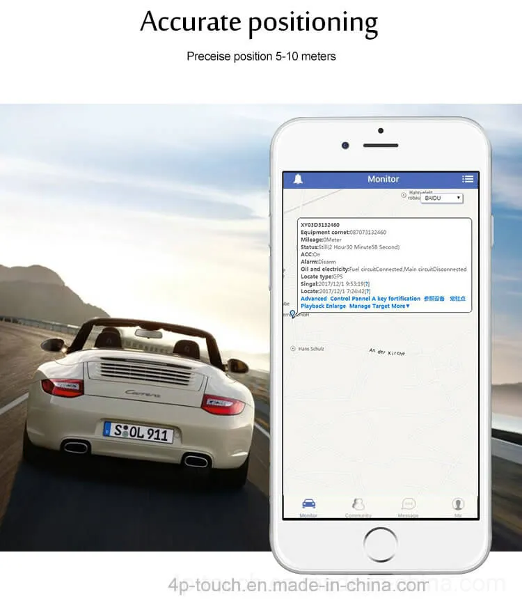 New Remote Cut off Engine Vehicle Dashboard 2G Car Tracking Tracker GPS with Accurate Google Maps Monitor
