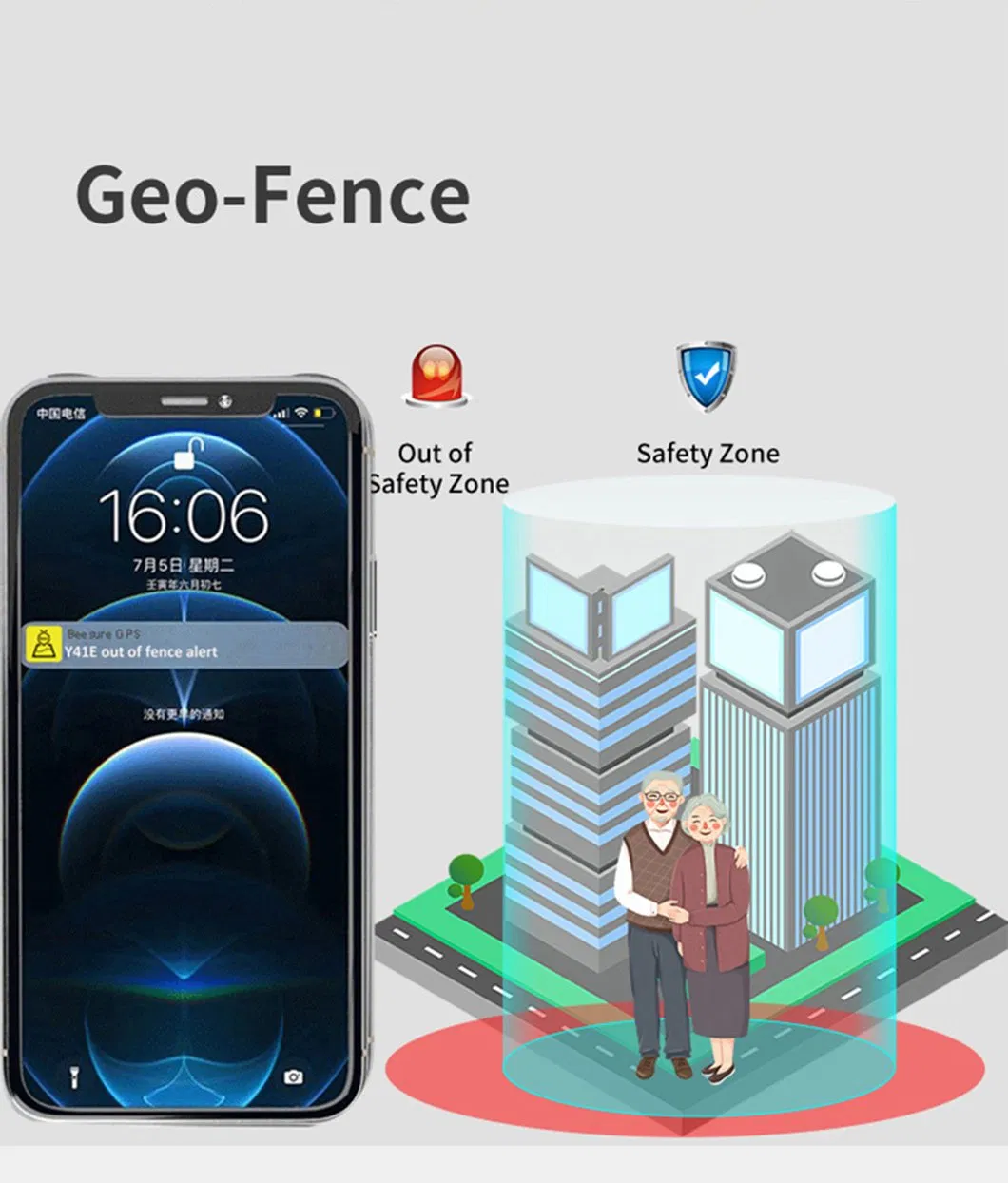 New developed 4G mini design Elderly Security Tracker GPS locator with fall down notification take medicine alert Y41E