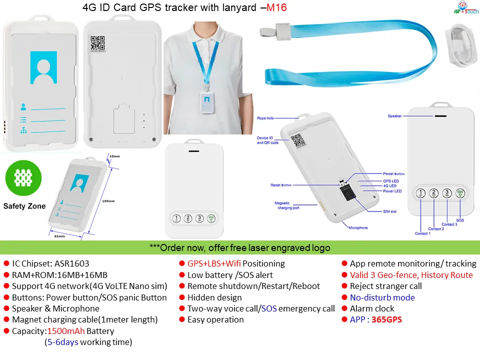 New mold 4G Anti lost Keys Luggages assets 1500mAh GPS ID Card tracker with listen in feature GEO-Fence alerts