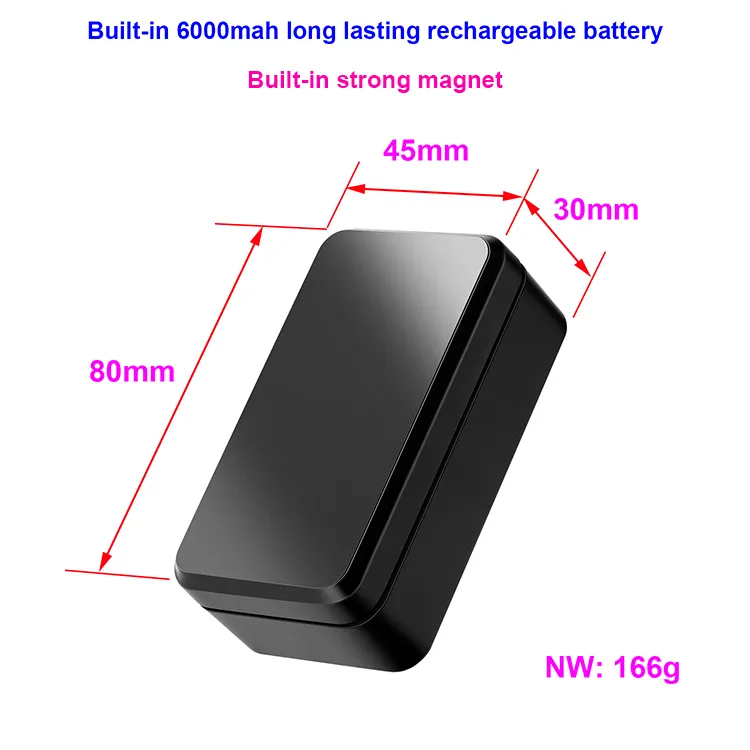 Newest mini magnetic GPS tracker real time anti-lost alarm GPS locator for child/ motorcycle/assets Y12