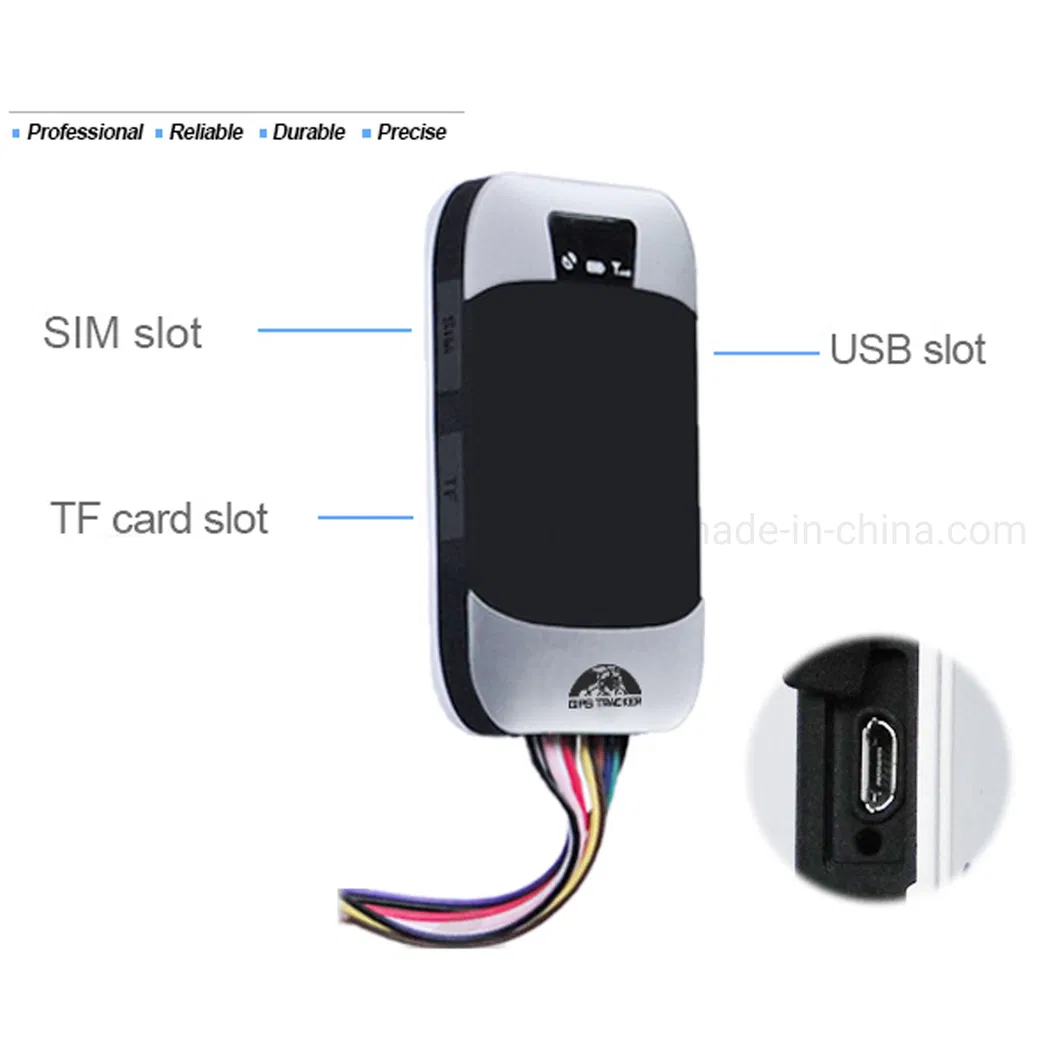 Waterproof 2G SIM Card Auto Vehicle GSM GPS Tracking device with Real Time Google Map Tracking T303