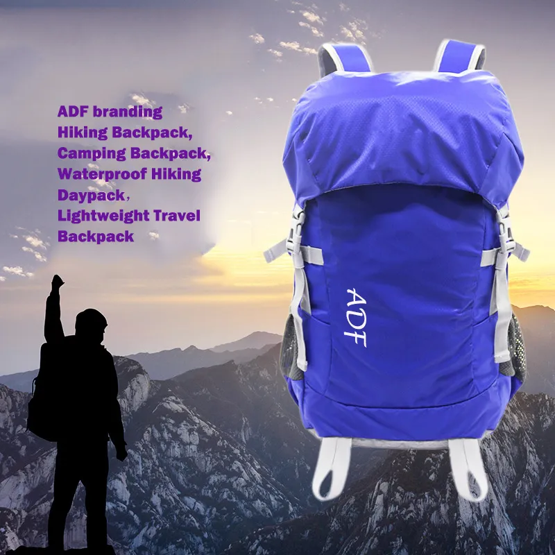 Adf Stylish Waterproof Hiking Backpack for Camping and Travel Needs