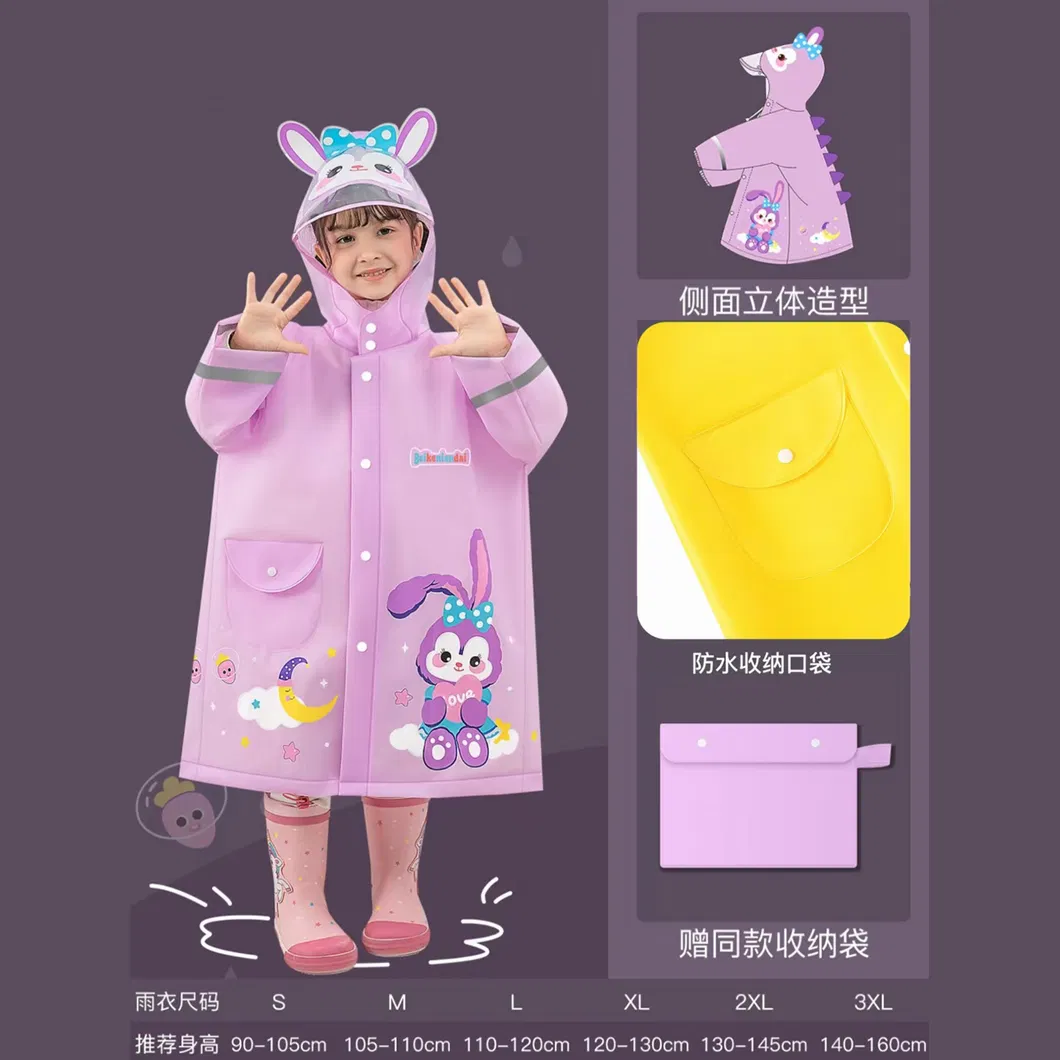 Durable Kids Rain Coat for All Weather Protection