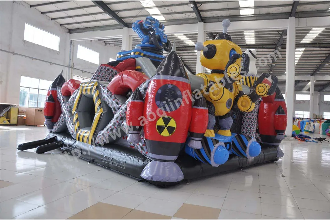 2017 New Design Robotic Hauler Slide Inflatable Kid Playing Slide (AQ01814)