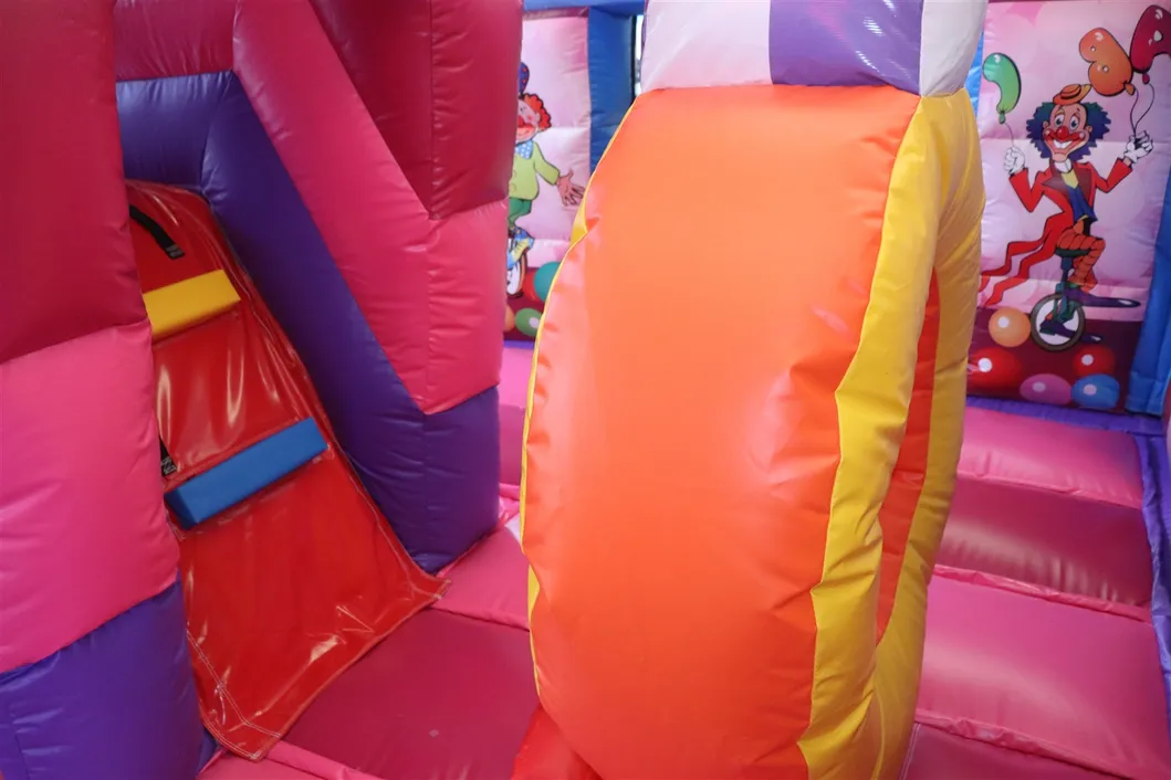 2019 New Designed Carnival Inflatable Funcity Game with Dry Slide for Kids