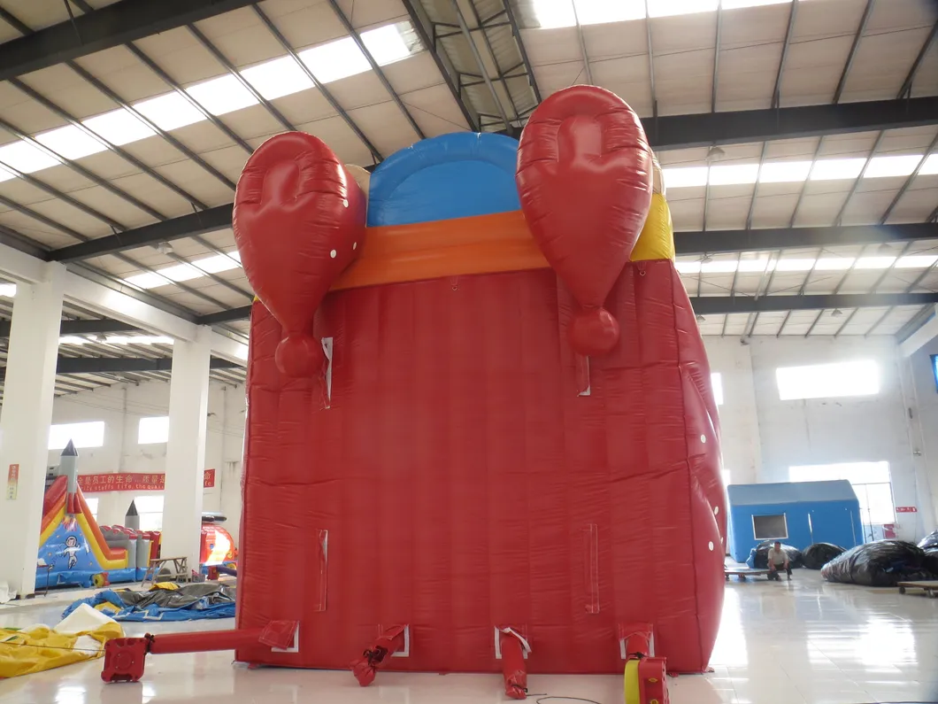 8 Meters High Lovely Clown Inflatable Slide (AQ121)