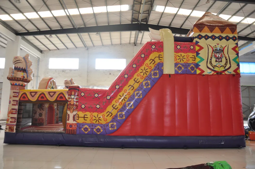 African Totem Inflatable Theme Park Inflatable Playland Fun (AQ01813)