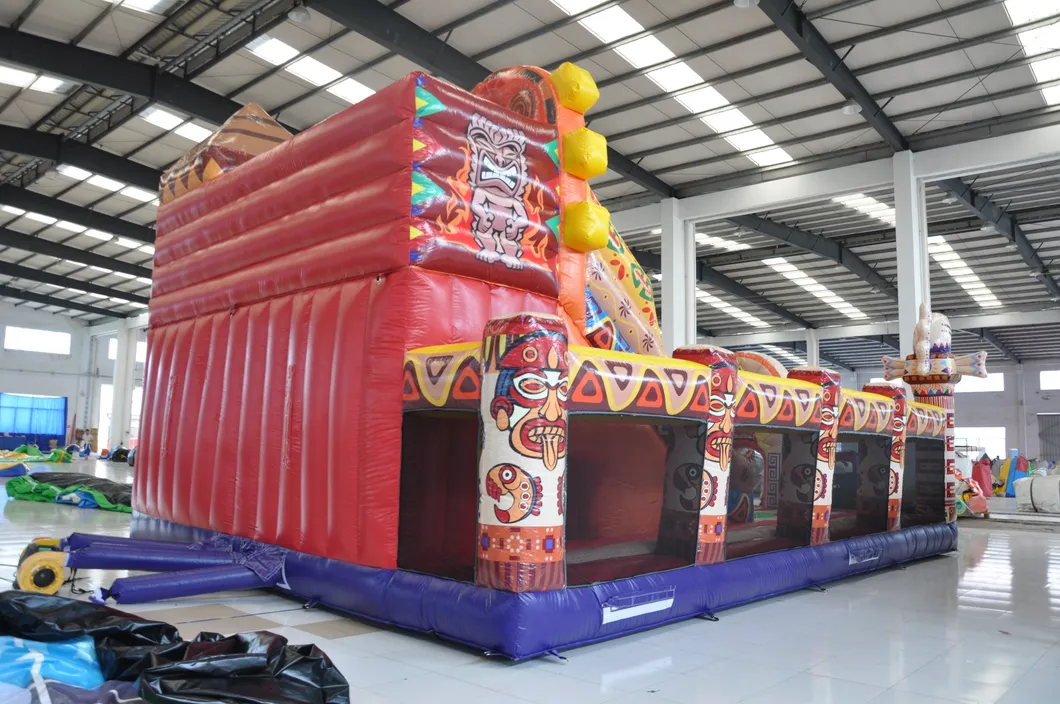 African Totem Inflatable Theme Park Inflatable Playland Fun (AQ01813)