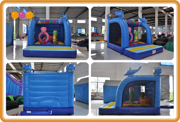 Amusement Park Ocean Jumping Inflatable Bouncer Toy for Sale (AQ01120)