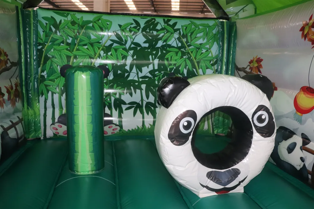 Aoqi 15X15 Panda Inflatable Bounce House for Toddlers