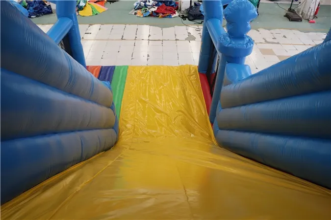 Aoqi Custom Ocean Inflatable Dry Slide for Children