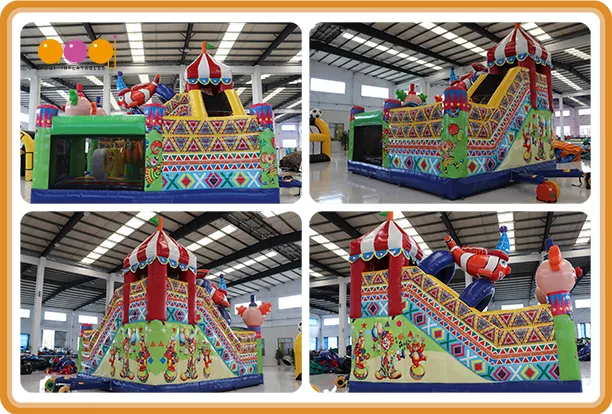 Aoqi Custom Yard Inflatable Slide and Bounce House for Sale