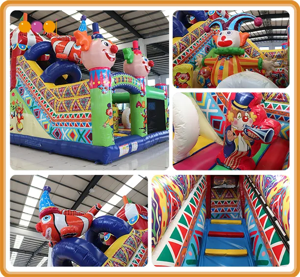 Aoqi Custom Yard Inflatable Slide and Bounce House for Sale