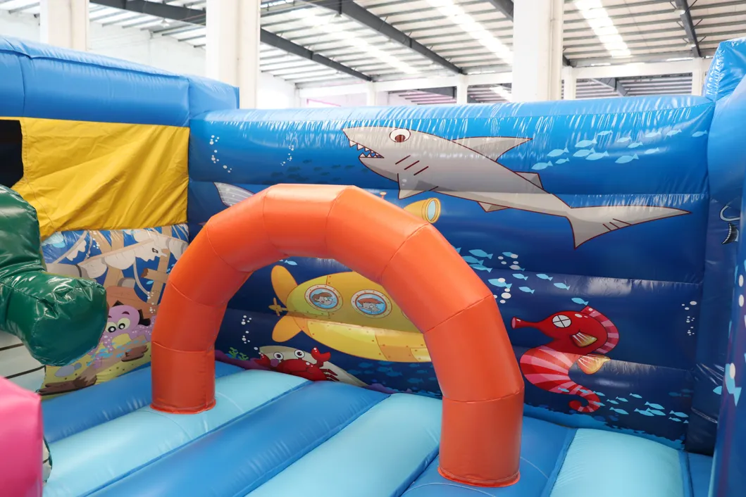 Aoqi Design Commercial Ocean Inflatable Bouncy Castle for Sale