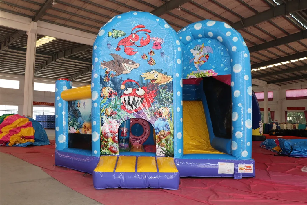 Aoqi Design Custom Inflatable Bounce House Indoor with Slide