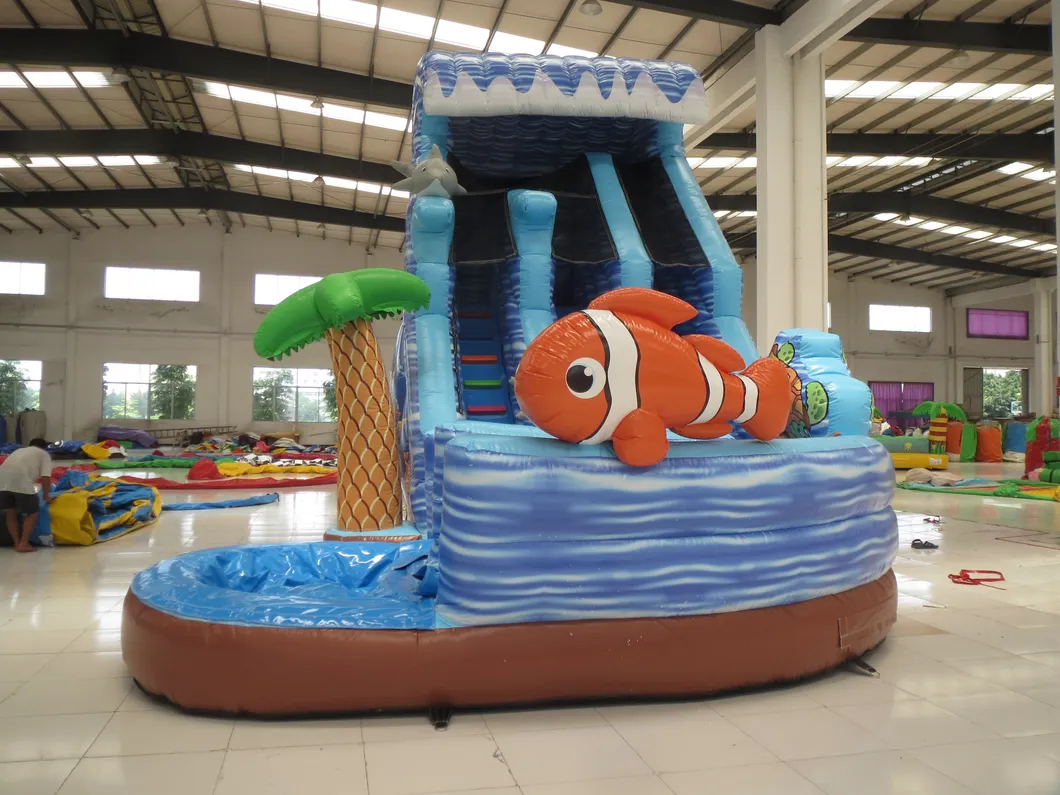 Aoqi Design Inflatable Ocean Slide for Kid (aq01407)