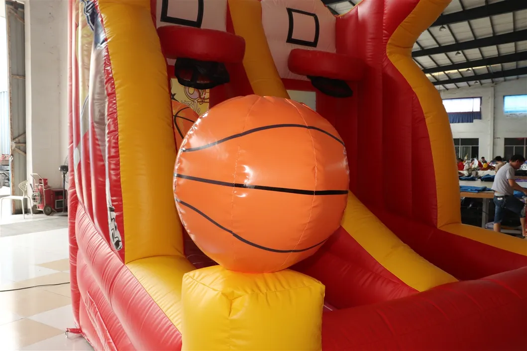 Aoqi Design Team Building Game Inflatable Basketball Hoop for Adults