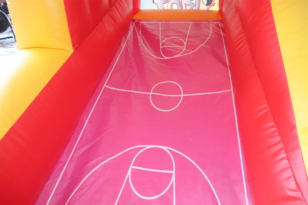 Aoqi Design Team Building Game Inflatable Basketball Hoop for Adults