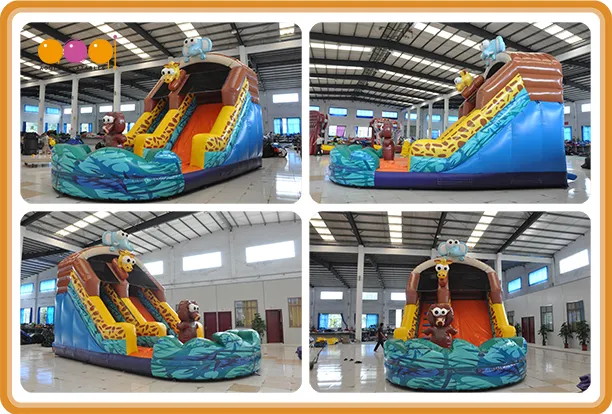 Aoqi Factory Custom Commercial Inflatable Super Kids Slide for Party