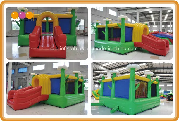 Aoqi Leisure Activities Inflatables Outdoor Park Inflatable Jumping Bed for Sale (AQ07174)