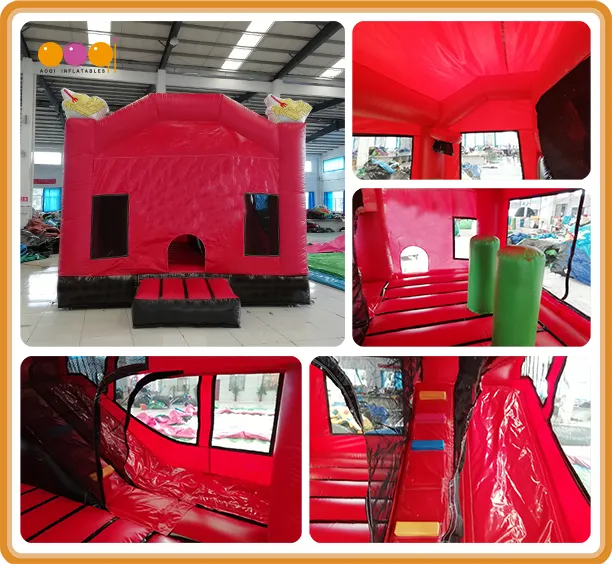 Aoqi Manufacture Custom Commercial Inflatable Bouncing Castle for Children