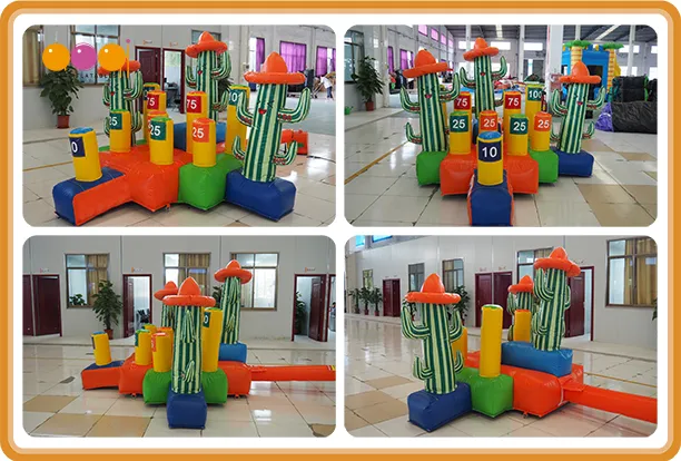 Aoqi Supplier Commercial Inflatable Ring Toss for Children