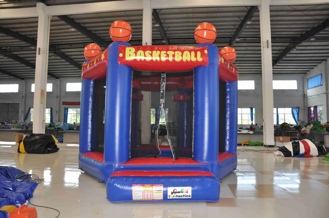 Basketball Bouncer Inflatable Jumping House Basketball Toss Game (AQ01788)