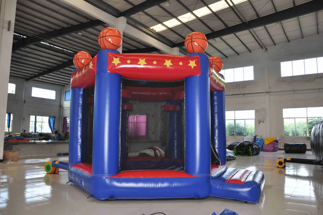 Basketball Bouncer Inflatable Jumping House Basketball Toss Game (AQ01788)