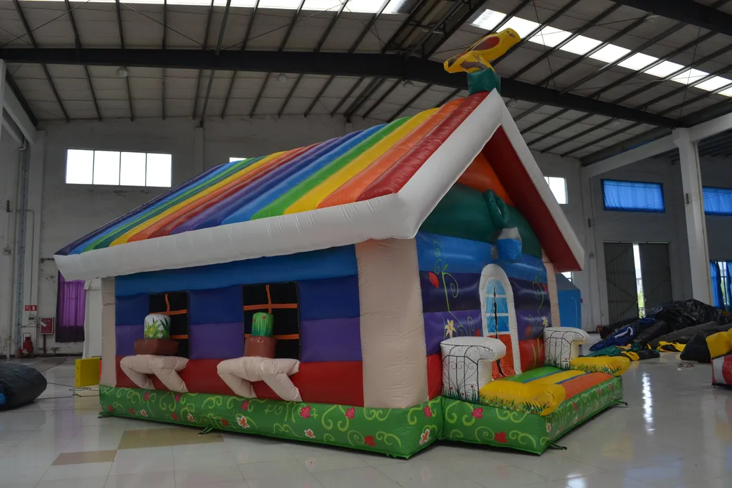 Beautiful House Style Inflatable Bouncer for Kids (AQ201-3)