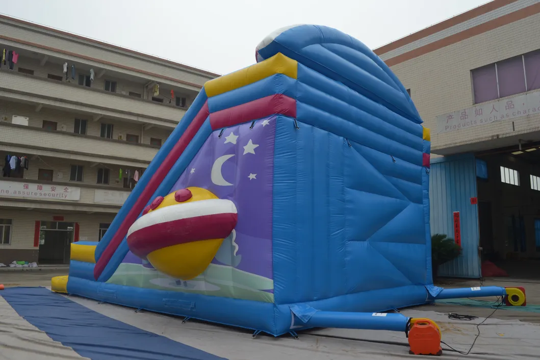 Big Outdoor Alien Corlorful Inflatable Slide (AQ01181)