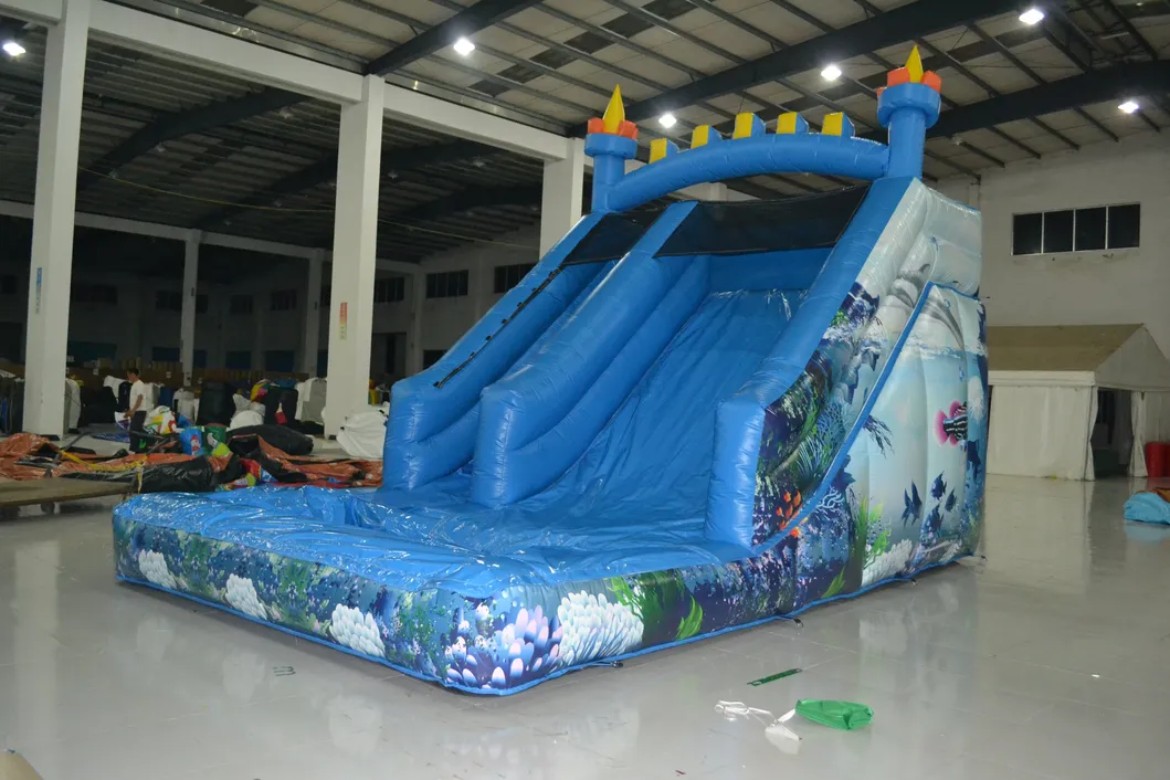 Big Sea Fort Inflatable Water Slide for Kid (AQ1081)